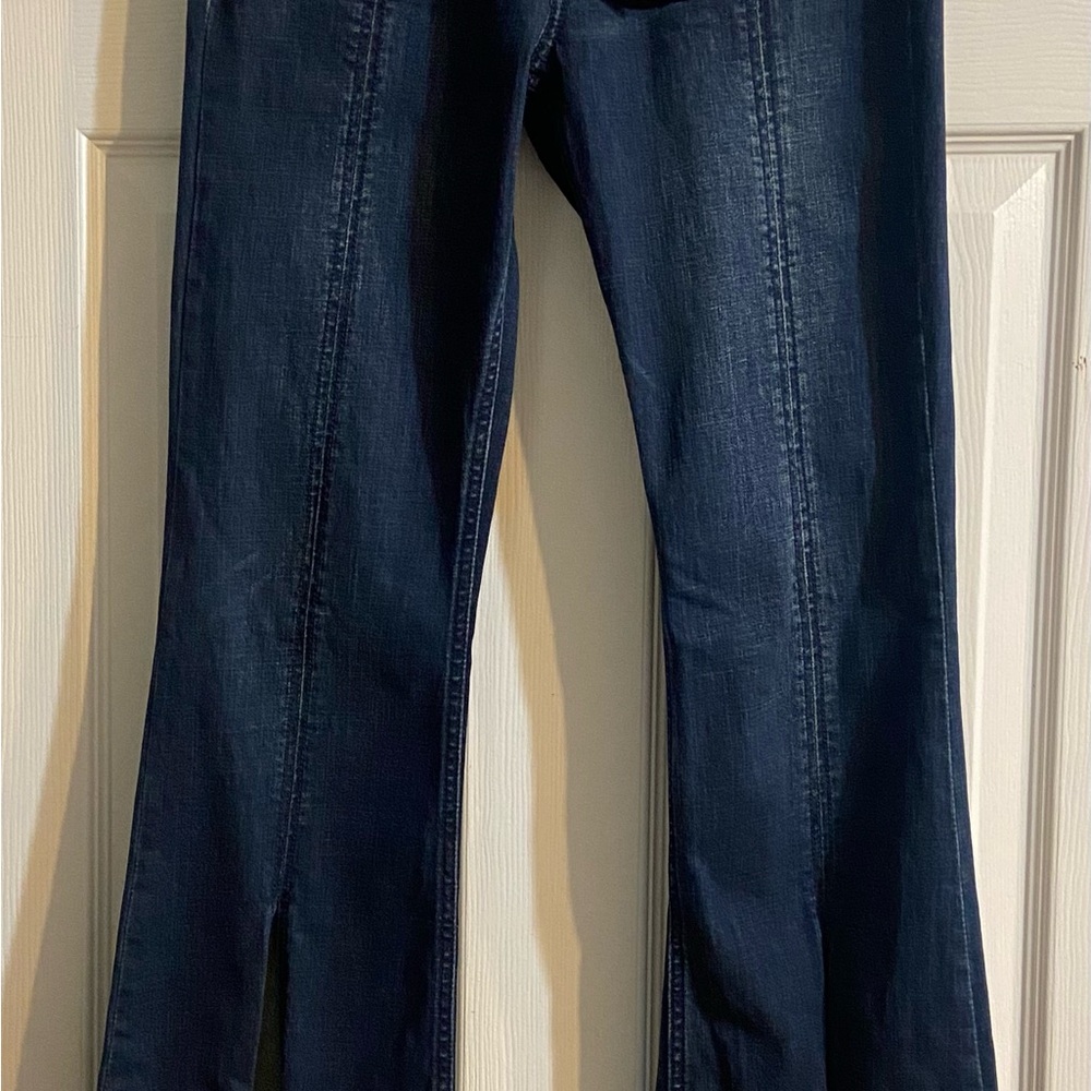 Dear John Sz 27 Women’s Dark Indigo Flare Jeans - Picture 7 of 12
